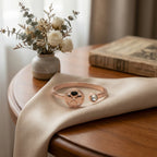 Elegant Emotional Compass Ring with Four Hearts