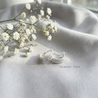 Heritage Huggies Silver Earrings Luxe-Inspired Modern Vintage Jewelry for Women