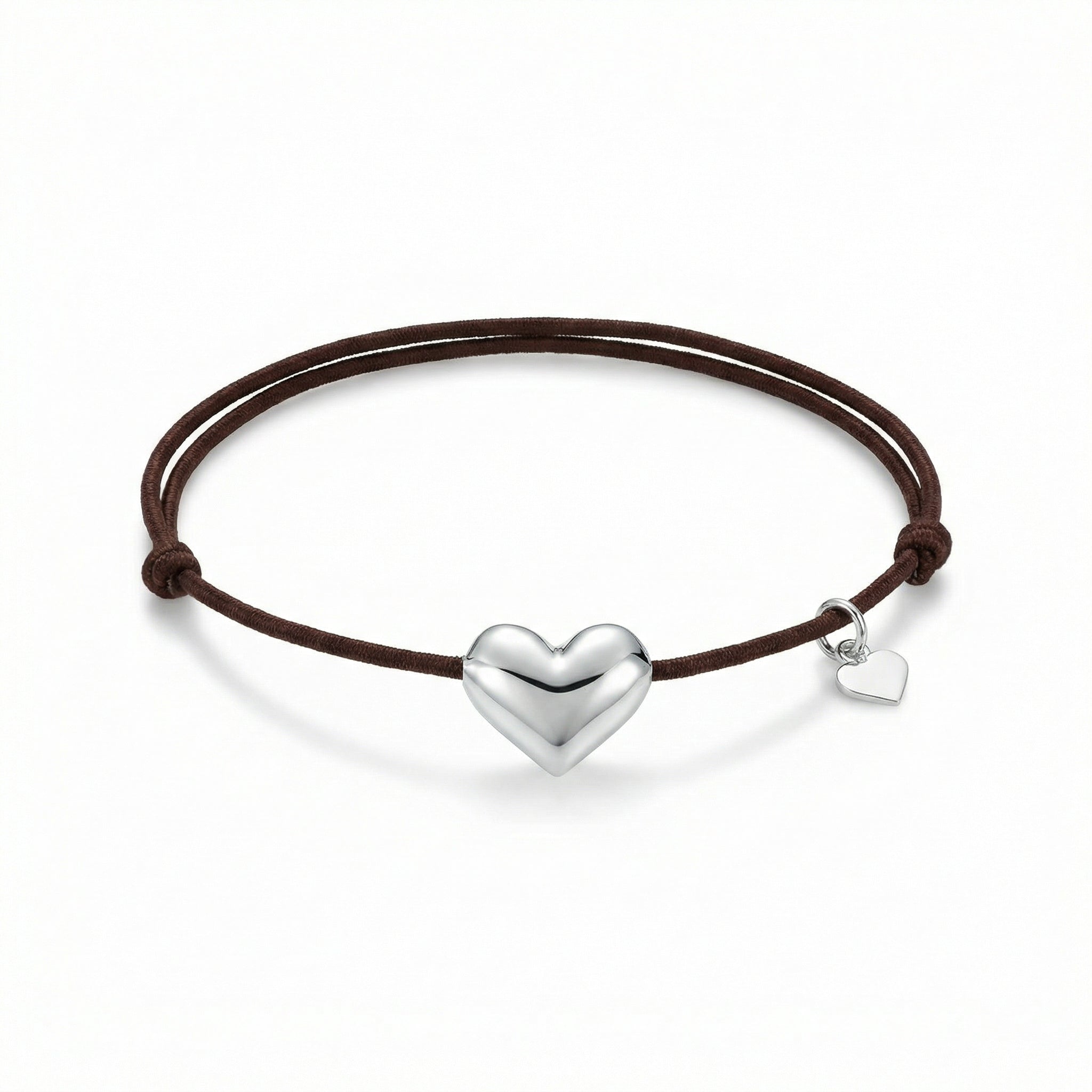 Pulse Heart Bracelet Silver-Plated Charm