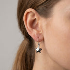 Starlight Drops Silver Star Earrings Accessible Luxury Jewelry for Women