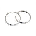 925 sterling silver 40 mm hoop earrings, Luna Dura in Dubai