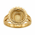 18K gold vermeil ouroboros snake signet ring over 925 sterling silver with a black eye, handcrafted in Dubai.
