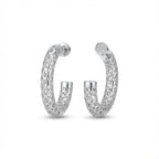 أقراط حلقية قابلة للتحويل بتصميم شبكي - تصميم مزدوج في واحد: مسمار وحلقة