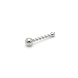 Silver barbell on a white background in Dubai.