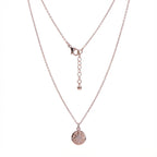 قلادة نورثلايت ستاربرست من الذهب الوردي والفضة الإسترليني عيار 925