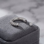 أقراط حلقية قابلة للتحويل بتصميم شبكي - تصميم مزدوج في واحد: مسمار وحلقة