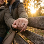 Oxidized Silver Arrow Ring Unisex Jewelry