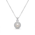 Halo Pearl chain necklace in Dubai suitable for daily wear.