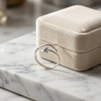 Polished Sterling Silver Arrow Ring of Direction