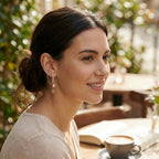 Star Cascade Earrings Modern Celestial Silver Earrings Lightweight & Stylish