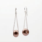Sterling Silver Earring Hook and Pearl Detail
