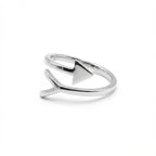 Polished Sterling Silver Arrow Ring of Direction