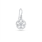 Minimal Floral Openwork Earrings for Women Classy Lightweight Jewelry