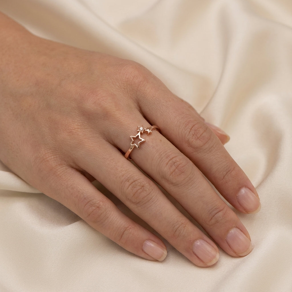 Polished Constellation Crafted Ring Luxe-Inspired Jewelry for Special Occasions