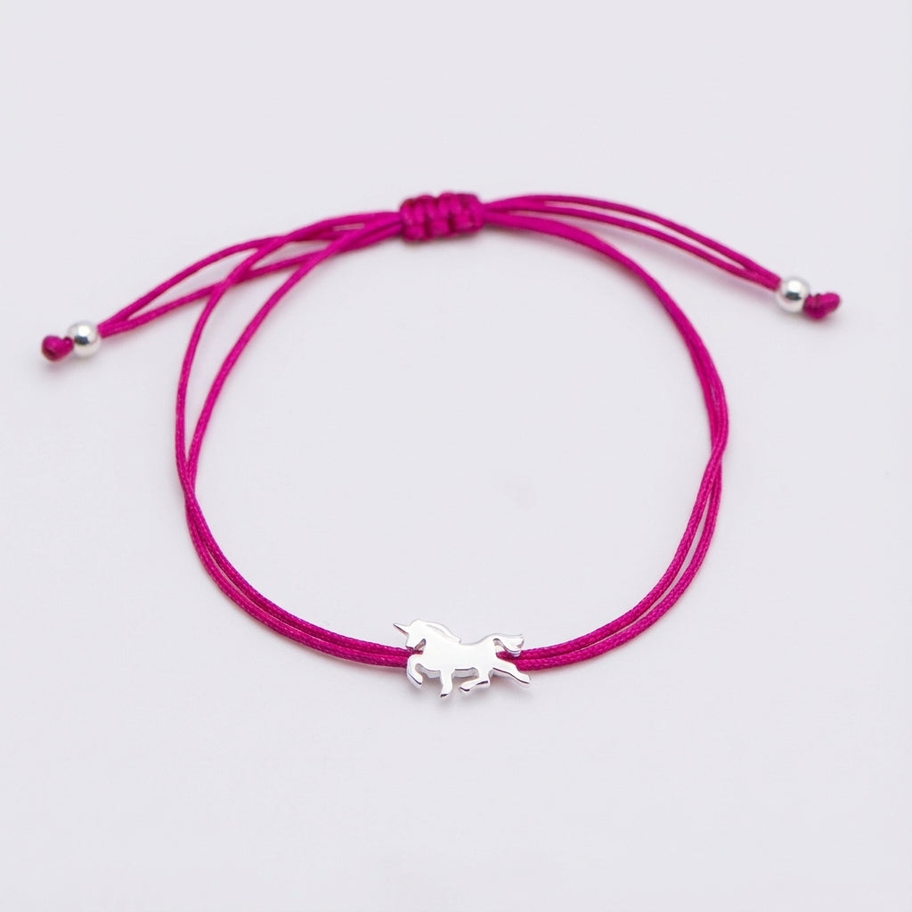 Whimsy Unicorn Fuchsia Bracelet Stackable & Playful