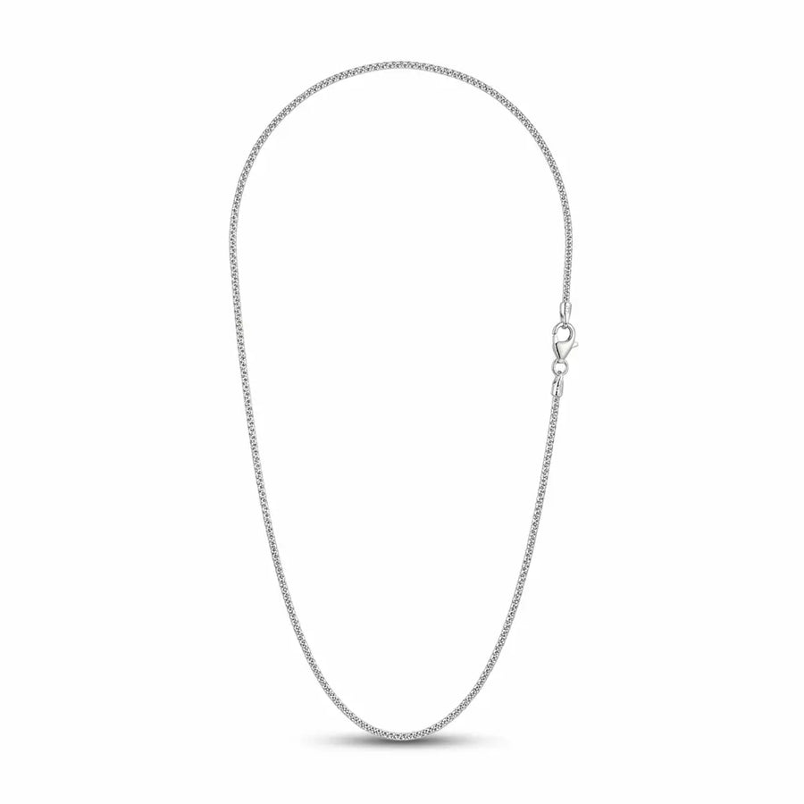 Italian 925 sterling silver Fine popcorn chain, 20 in · 1.5 mm, Luna Dura Dubai